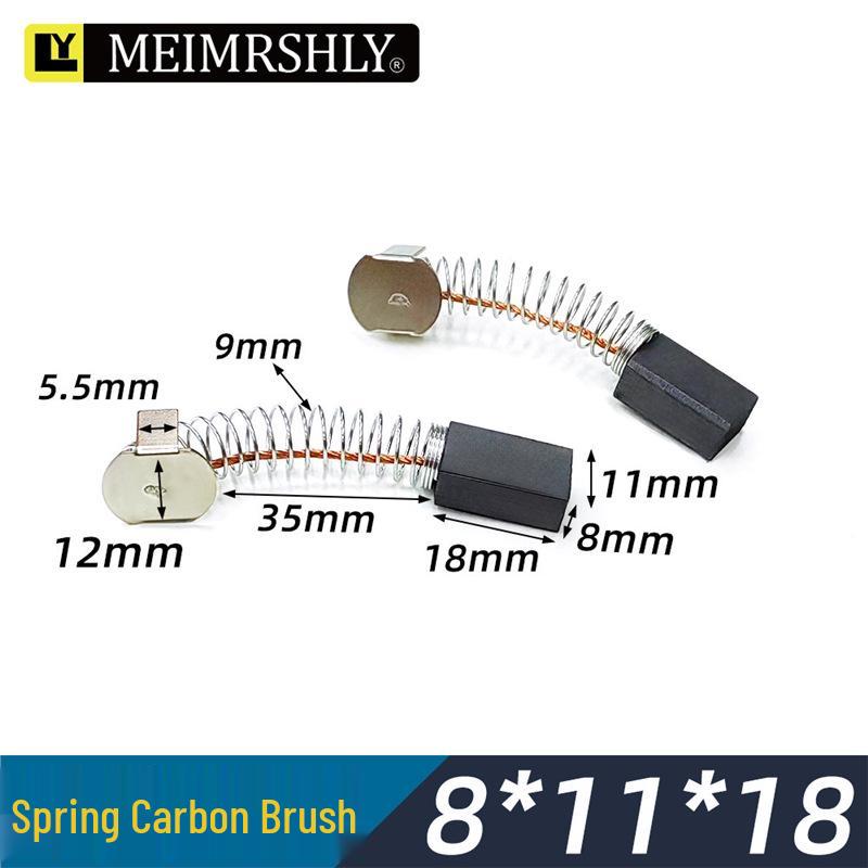 Extremely Wear-Resistant 8x11 Carbon Brush for Vacuum Cleaner