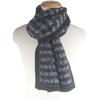 Great LOUIS VUITTON Scarf Esharp / LV Split All-over Anthracite Wool Mens M70911 Used