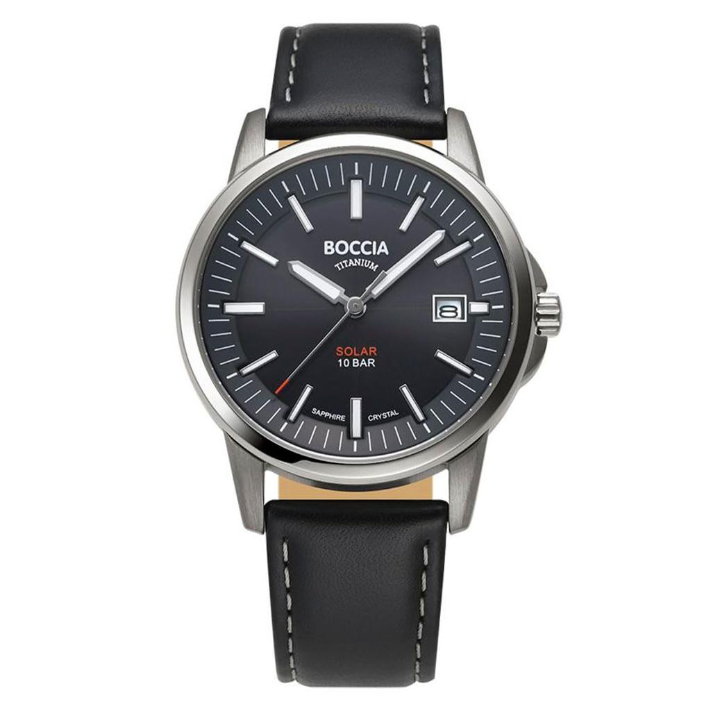 Uhr Schwarz [Boccia Titanium] 3643-02
