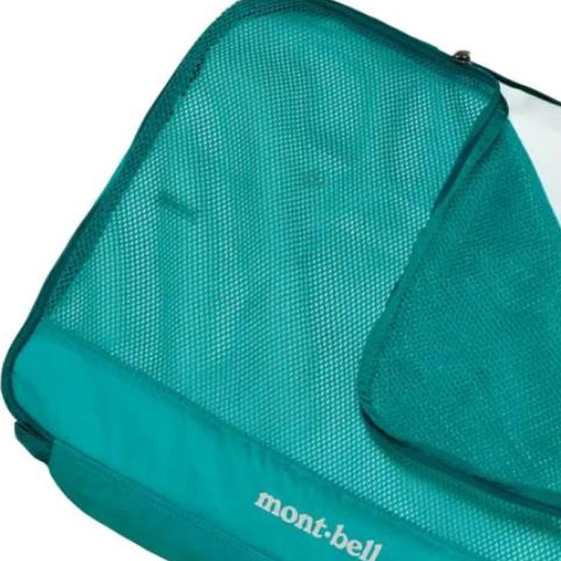 MONTBELL Nylon Storage Box For Travel Storage Bag Tubas Unisex Turquoise Blue