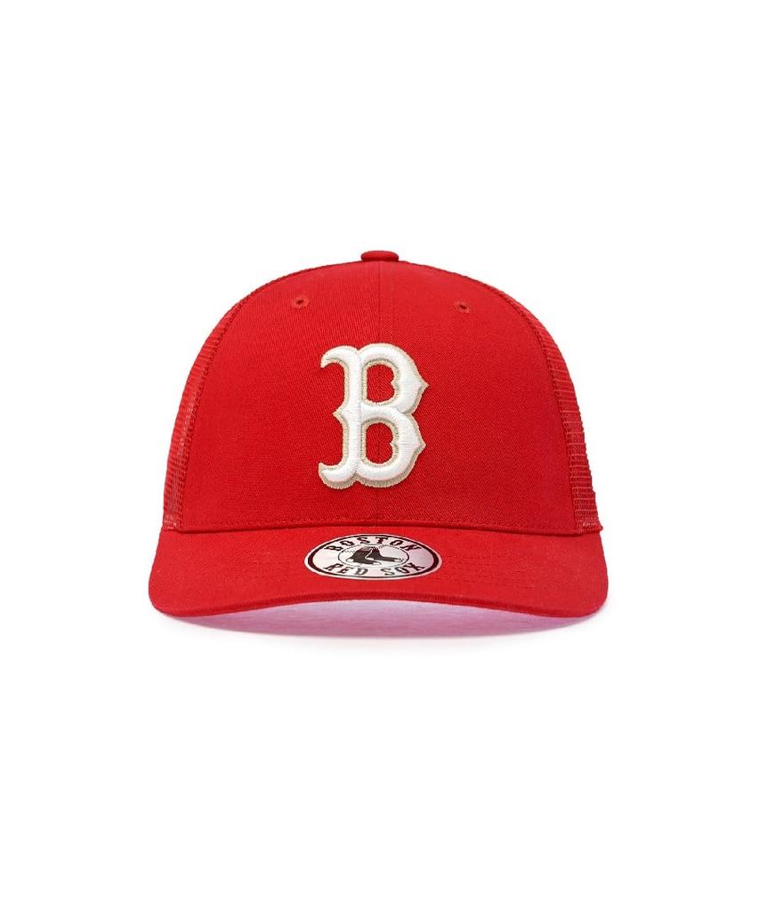 Emelbi Signature Patch Mesh Cap Bos (L.Red)