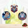 Flowers 5D DIY Diamond Painting Dots Pendant Rhinestone Diamond Art Pendants Diamond Painting Ornaments for Garden Window Decor