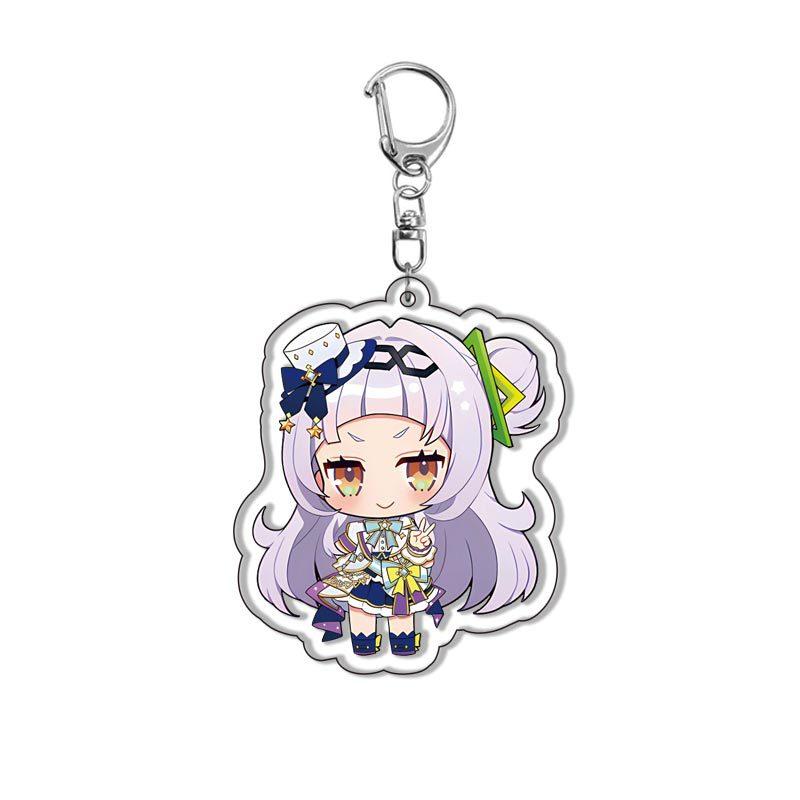 Kawaii Virtual YouTuber VTuber Acrylic Keychain Cartoon Cute Anime Hololive Production Bag Charm Creative Jewelry Accessories