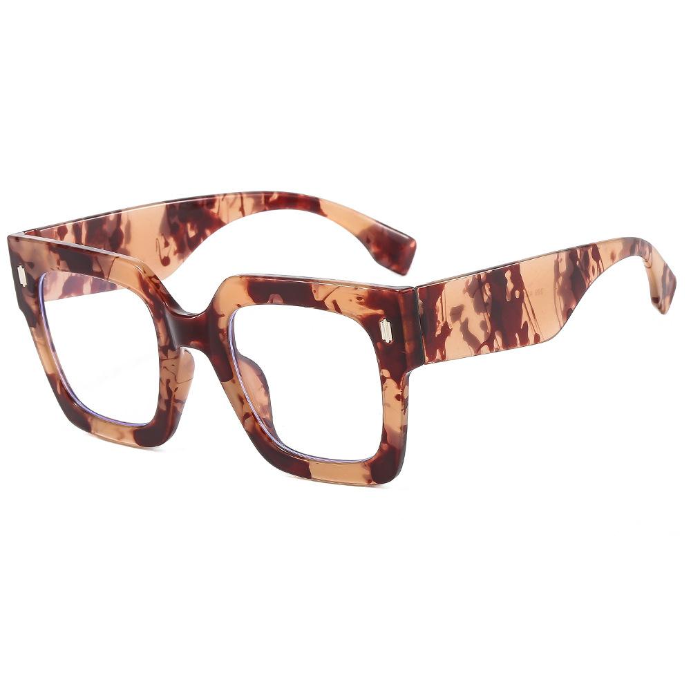 Oversized European Style Eyeglasses Frame Unisex Spectacles Frame Anti Blue Light Blocking Computer Eyewear Frames Women Men