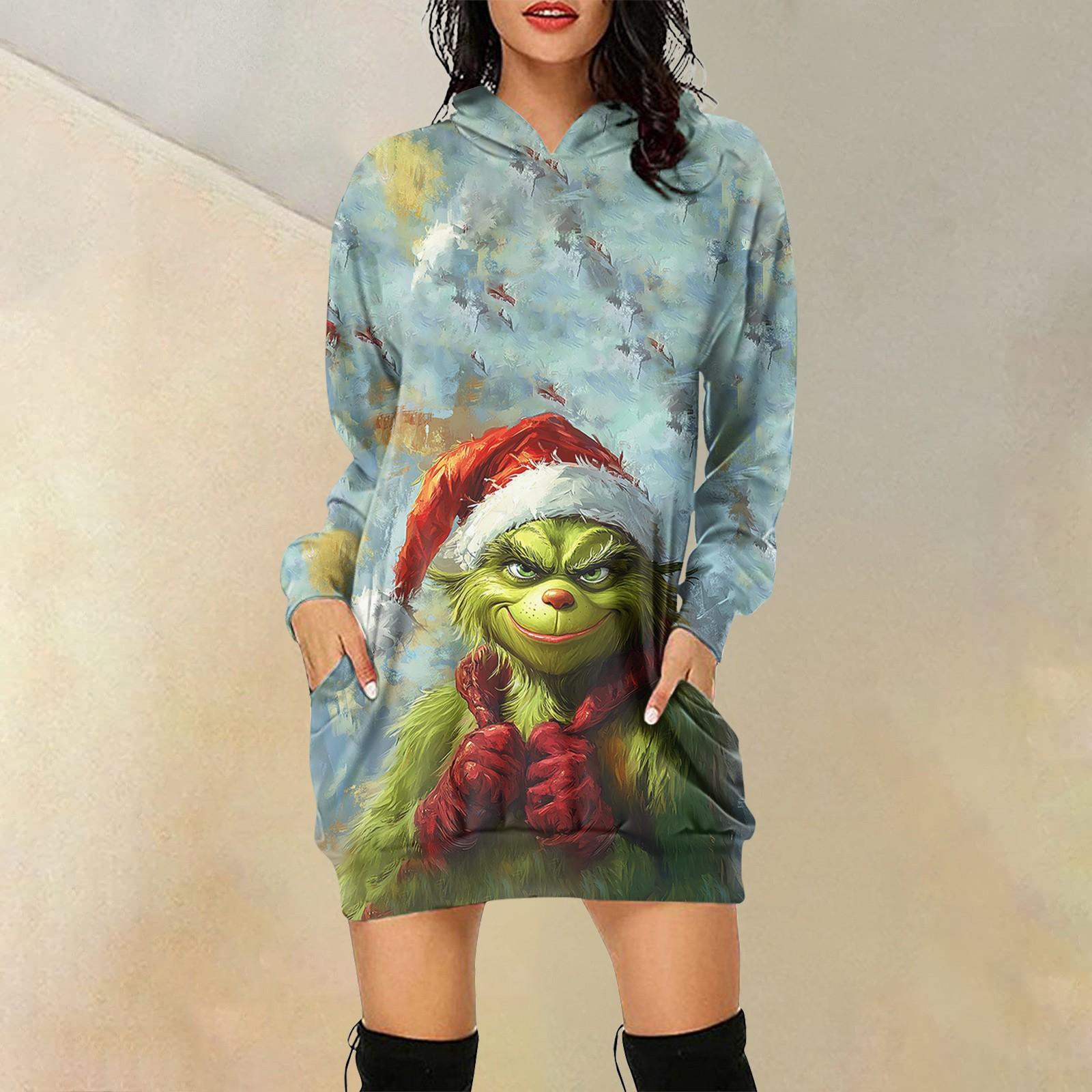 

Женская повседневная модная толстовка с капюшоном и длинным рукавом с принтом S