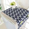 1Pcs Dustproof Refrigerator Cloth Cotton Linen Washing Machine Towel Fridge Protection Cover