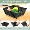 Thickened Collapsible Multifunctional Strainers And Colander For Kitchen, Wash Foldable Storage Drain Basket For Pasta