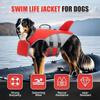 Quick-release Buckle Dog Life Jacket Safety Dog Swim Suit Pet Flotation Vest  Puppy Training