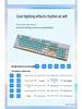 S104 Hot-Swappable Wired Mechanical Keyboard - Blue/Brown Switch, Perfect for Men & Women Gamers