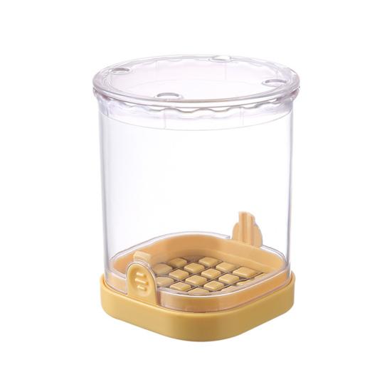 

Измельчитель овощей Многофункциональная машина для нарезки кубиками с контейнером и лезвиями из нержавеющей стали Эффективная очистка Нарезка кубиками Кухня Essential Slicer жёлтый