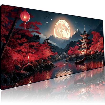 Benutzerdefiniertes Großes Japan Esports Mauspads - Rutschfeste Schreibtischmatte für Laptops