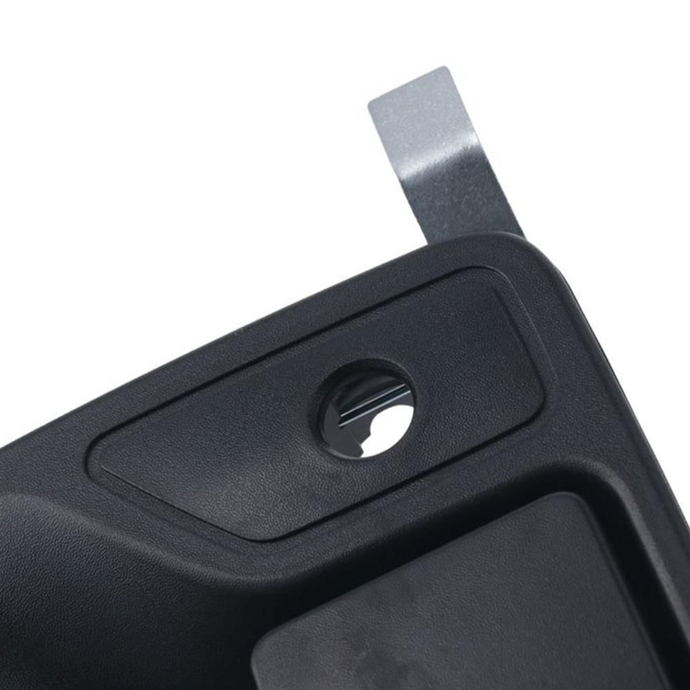1pcs 17.5x13.6cm(6.89x5.35in) Exterior Door Handle Outside Side Black Outside Door Handle Front 7C3Z2522405AA Car Accessories