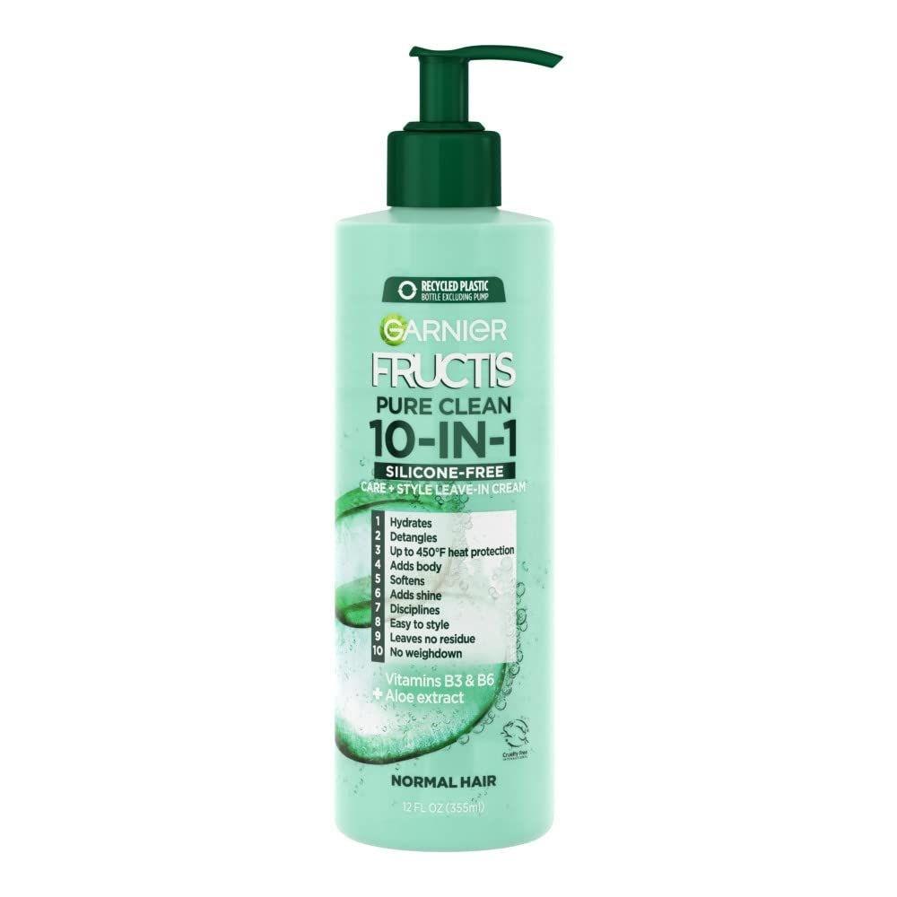 Garnier Fructis Pure Clean 10-in-1 Care Styling Leave-in Cream 12 fl oz 1 pcs