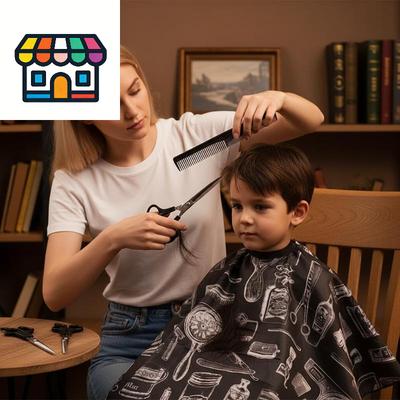 Professional Hair Cutting Tools Waterproof Barber Cape Haircut Scissors Shears Hair Comb Hair Cutting Tools For Barber