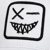 Net Baseball Stitching Embroidered Teeth Face Smiling X Neutral Gender Women  Men For Caps Outdoor Adjustable Spring And Summer Casual Sunscreen