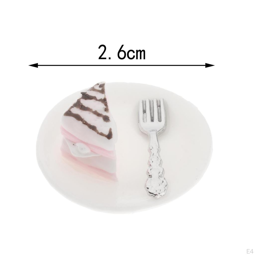 1/12 Dollhouse food Cake Miniatures Kitchen for Kids Boys Girls