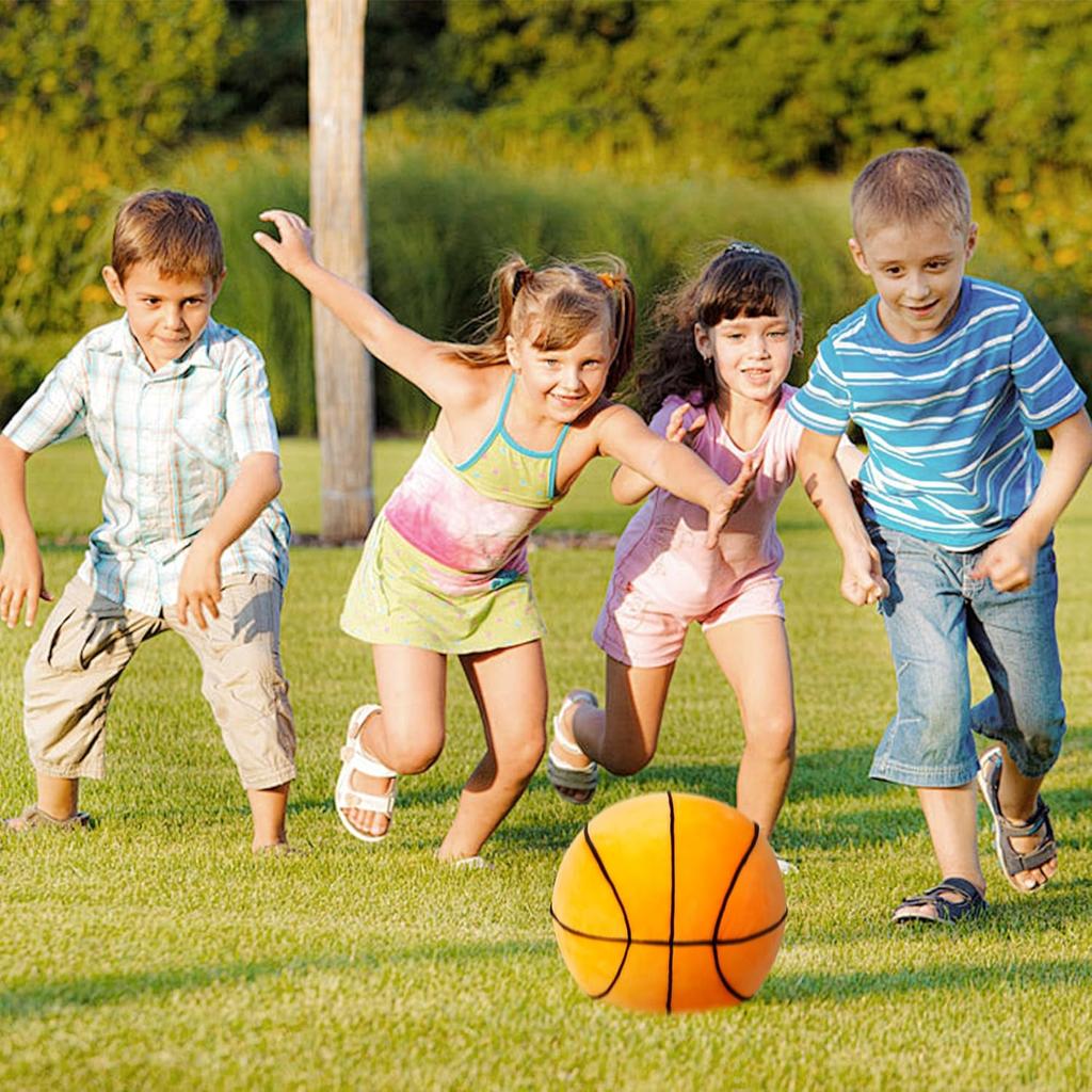 Basketball Plush, 11.8" Soft Basketball Stuffed Throw Pillows, Fluffy Cute 3D Stuffed Ball Indoor Plushies Decoration, Games Sports Toy Gift for Boys