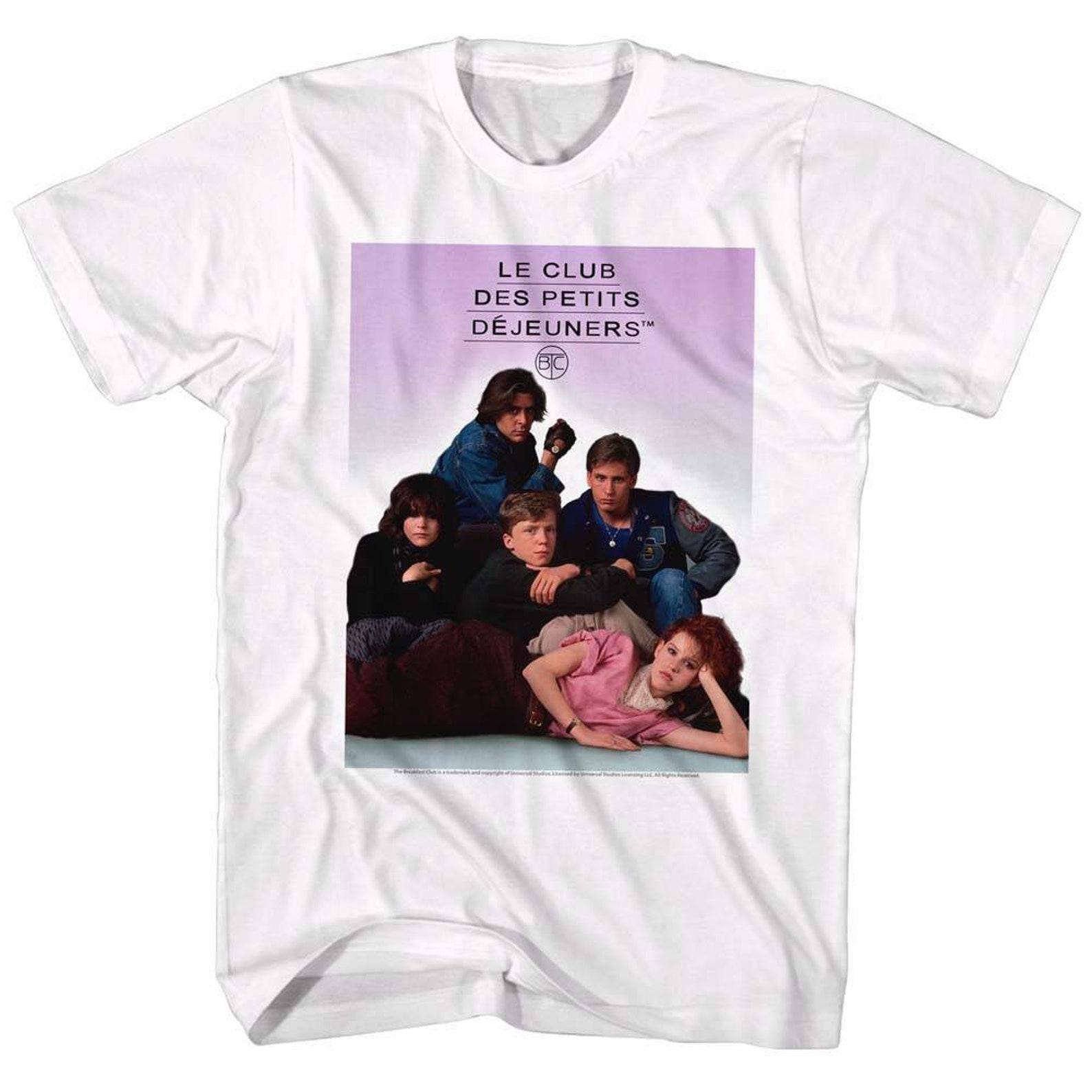 Breakfast Club Dejueners White Adult T-Shirt 3XL