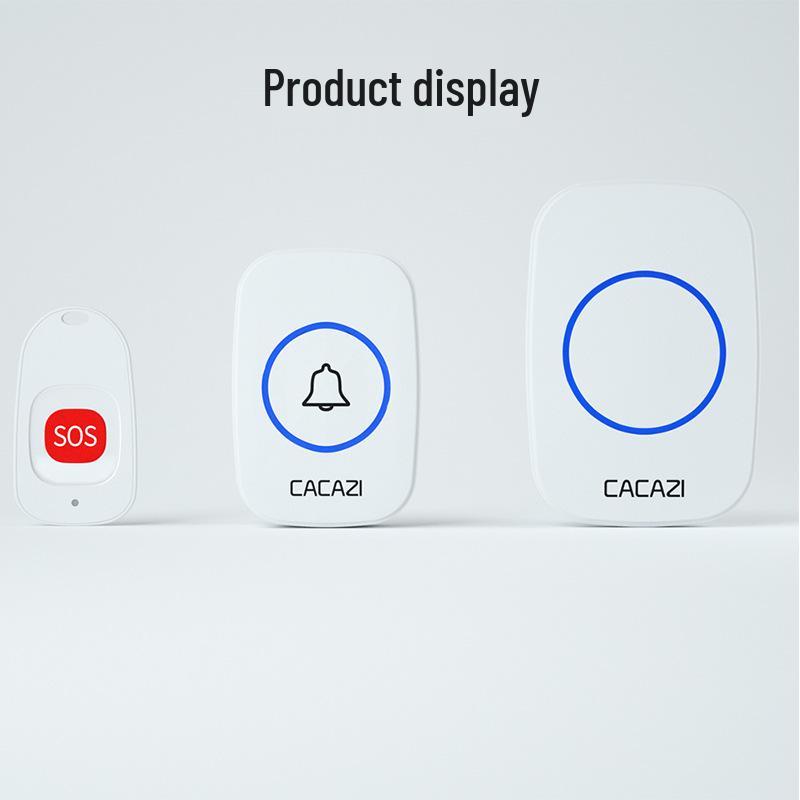 Wireless Long-Distance Emergency Call Button for Elderly Support.