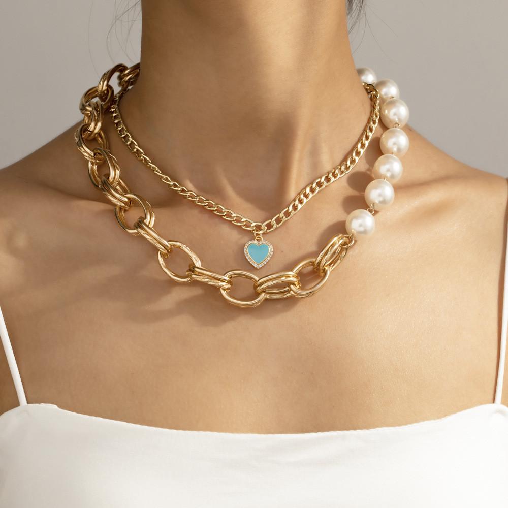 Fashionable Heart Shaped Pearl Necklace For Women Unique Alluring Design Ideal For Special Occasions