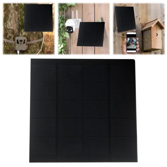 4.4W 5V Monocrystalline Silicon Solar Panel 160X160MM Portable USB High Efficiency Toy 3.7-5V