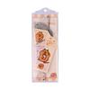 6Pcs New Plastic Ruler Cartoon Stationery Capybara Ruler Set Gift Transparent Drawing Ruler Cute Cartoon Straight Ruler Standard Measuring Tool
