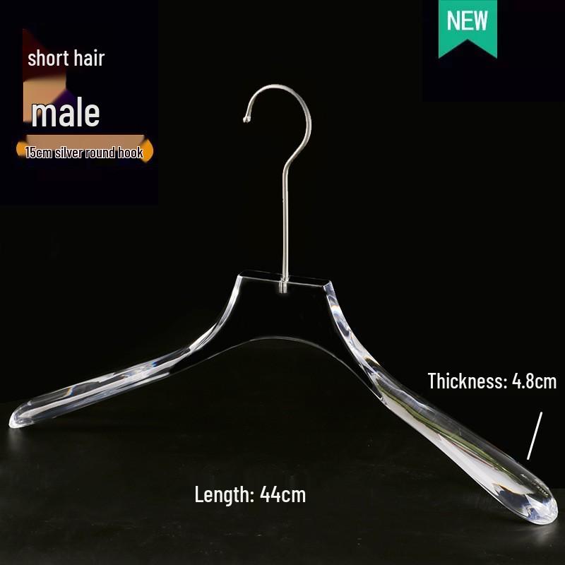 Acrylic Non-slip Hangers for Children's, Men's, and Women's Clothing