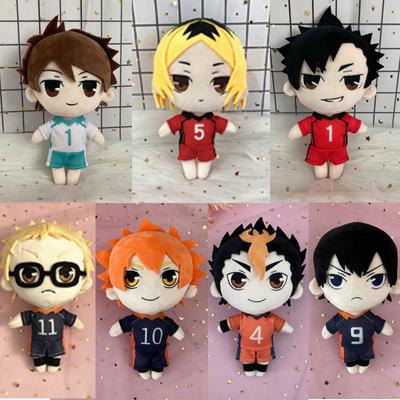 Anime Haikyuu Pluszowa lalka Tobio Kageyama Shoyo Hinata Kuroo Tetsurou Miękka wypchana poduszka Kolekcja Prezent Rozmiar 20 cm