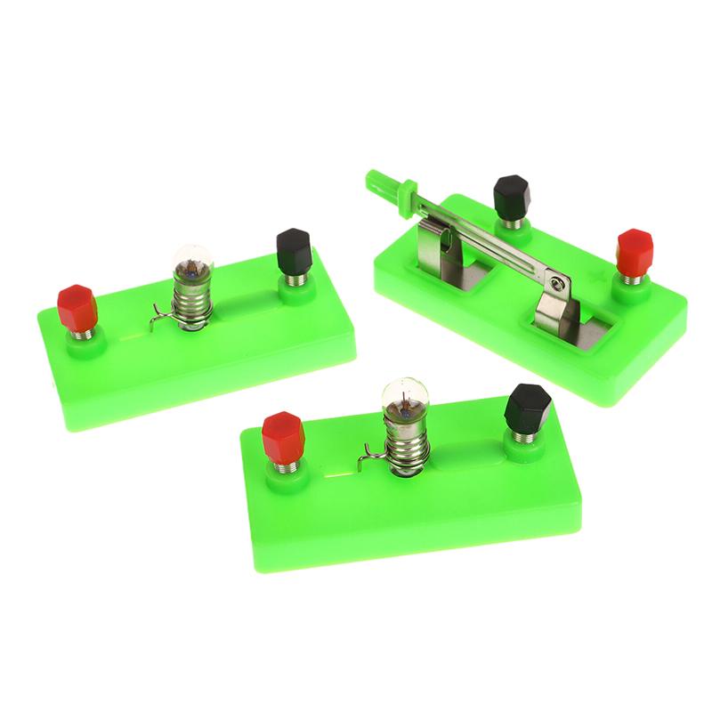 Basic Circuit Electricity Teaching Learning Kit Diy Physics Children Educational Manual Science Toys Experiment Hands-On Tools