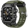 LUJING Σχεδιασμός Κιτ Τροποποίησης Για Apple Watch Σειρά 11 46mm 45mm 44mm Θήκη Ανακατασκευής Λουράκι Σιλικόνης Για iWatch Ultra 3 49mm 10 9 8 7 6 SE 5 4 Βραχιόλι