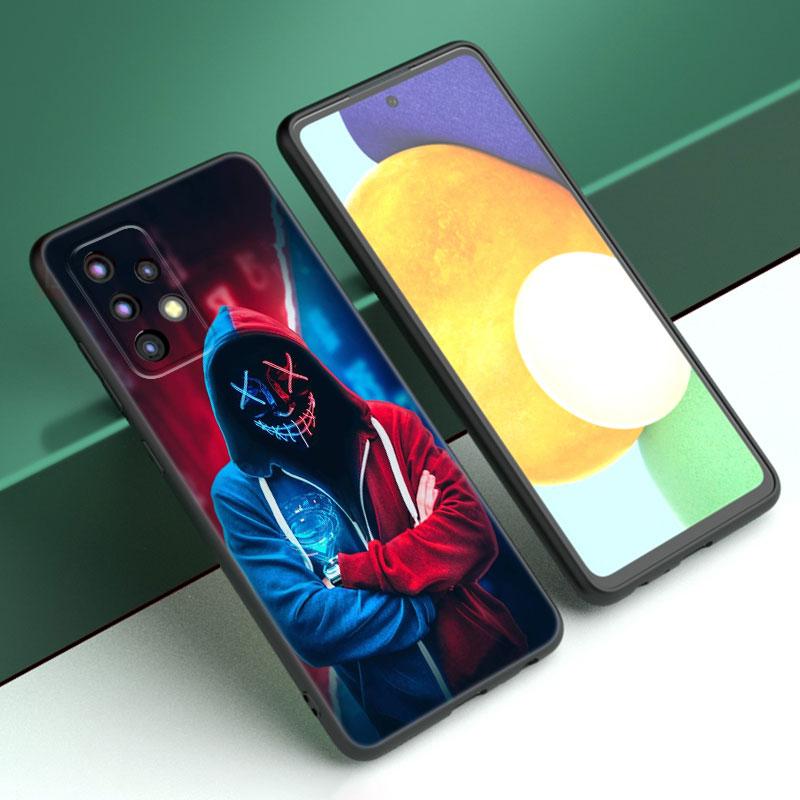 Cool Street Head Boy Phone Case For Samsung A13 A22 A24 A32 A23 A25 A34 A35 A52S A53 A54 A55 A73 A12 A14 A15 A31 A33 A50 A51 A72