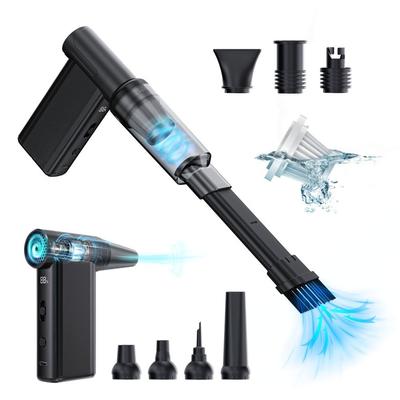 Kabelloser 2-in-1 Turbo-Jet-Ventilator & Staubsauger 8-fach einstellbares elektrisches Gebläse Outdoor-Reise Tragbarer Staubreiniger