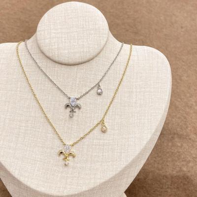 Elegantní náhrdelník s přívěskem duhovky ze zirkonu pro ženy - Minimalistický design