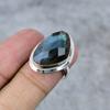 Labradorite Gemstone Handmade 925 Sterling Silver Jewelry Ring Size 7.5 M-264