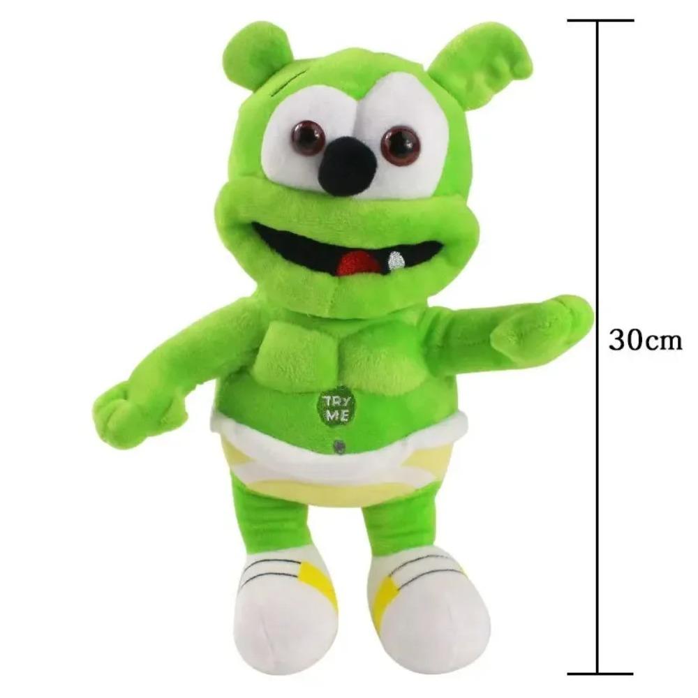 

30cm /Singing Gummy Plush Toys With Music Voice Gummy Bear Stuffed Dolls Peluche Sounding Bear Plushie Toys Baby Toys for Kids 30cm