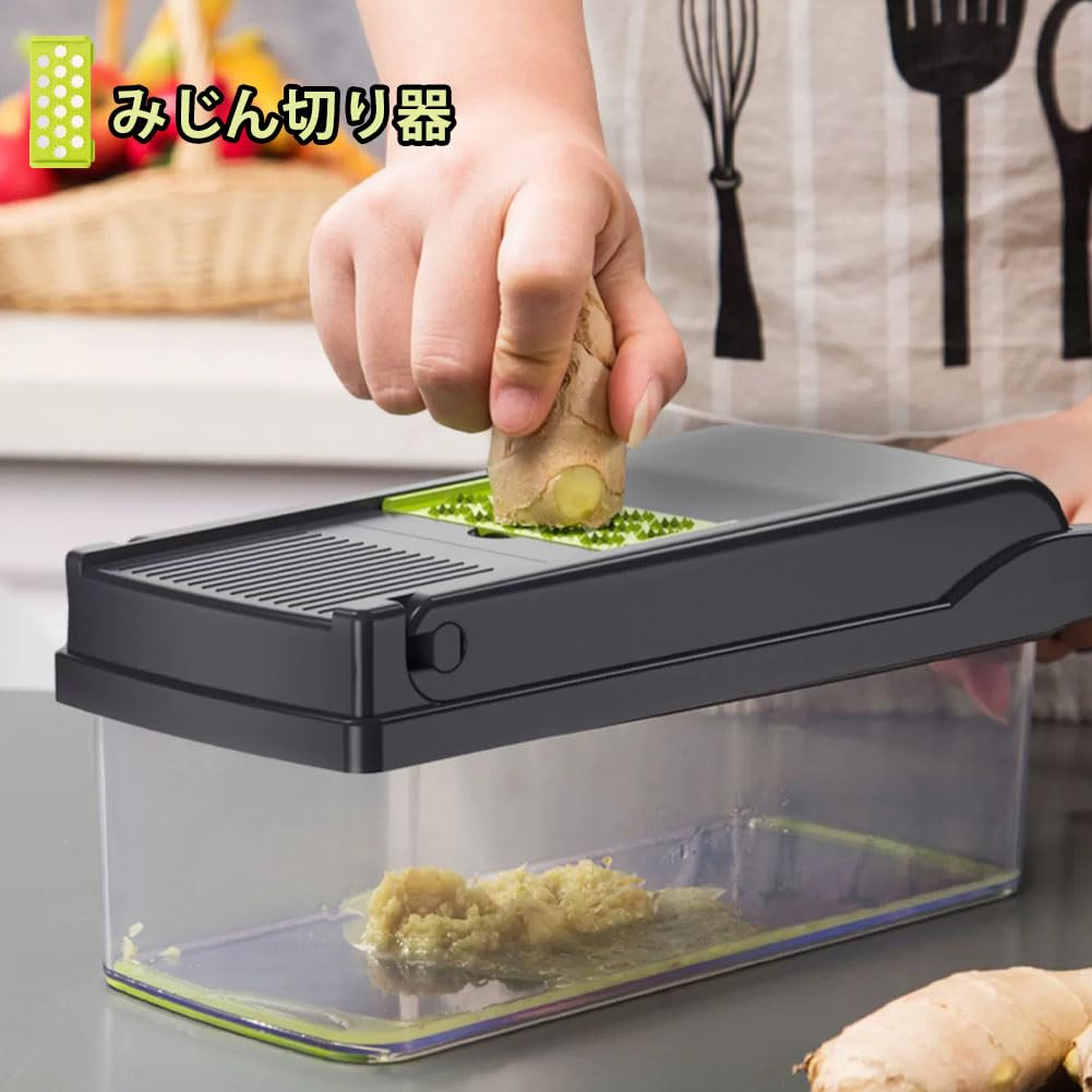 Vegetable Chopper 4in1 Onion Chopper Food Chopper Manual Spiralizer Salad Chopper Vegetable Dicer Veggie Chopper Potato Cutter Onion Dicer Vegetable