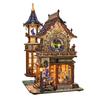 Diy Wooden Time Magic Club Cottage Doll Houses Miniature Model Kits Dollhouse With Lights 3d Puzzle For Friends Birthday Gifts