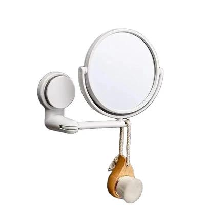 Lepicí oboustranná zrcadlová přísavka Otočné make-up zrcátko Nastavitelné víceúhlové kosmetické zrcadlo Koupelna s háčky