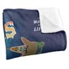 SpongeBob SquarePants Beware The Hooks Silky Supersoft Blanket