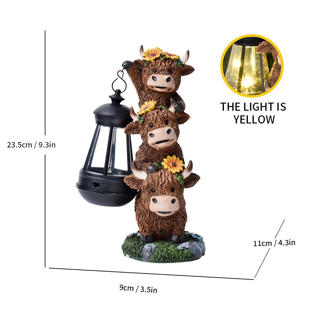 Solar Elf Garden Light: Outdoor Resin Ornament for Villas