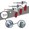 3 Stück GH-36202M Kniehebelspanner, 91kg 200lb Haltekraft Druck-Zug-Wirkung Handwerkzeuge Für Holzbearbeitung und Schweißen