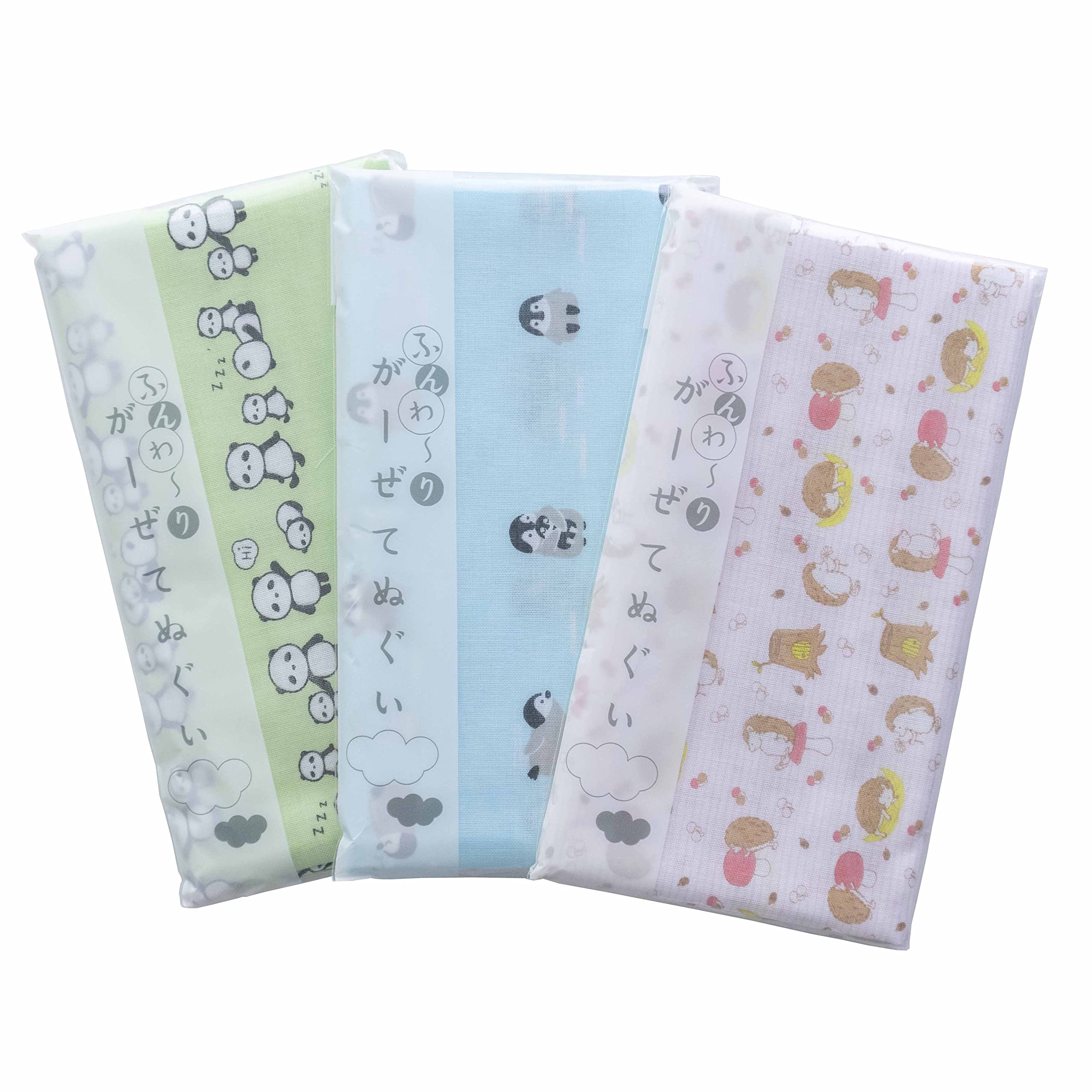 

Made in Fluffy Gauze Hand 88cm x 34cm of Japan, Towel, 100% Cotton, Approx. (Set 3)