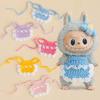 New Style, Doll Clothes, Suitable for 17cm Canvas, Doll Knitted Yarn Apron, Clothes, Plush Doll Decoration, Labubu Dressing Accessories