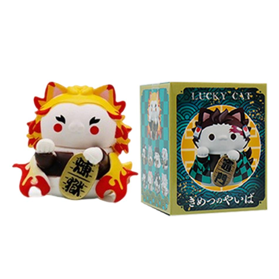 NEW Demon Slayer Anime Figure Toy-Kimetsu No Yaiba MEGA CAT PROJECT Tanjiro Nidouzi Inosuke Zenizu Figurine Model Doll Gift