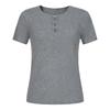 JOUSANNE Soft Glow Bow-Knot Knit Short Sleeve Top