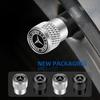 4pcs Car Wheel Tire Valve Stems Caps Aluminum Tyre Rim Stem Covers Airdust Waterproof for Mercedes Benz C180 C200 C260 C300 SR9
