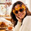 Thanksgiving Turkey Glasses Funny Photo Booth Props for Holiday Party Favors and Costume Accessories