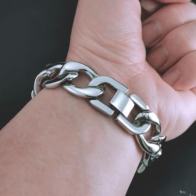 Punk Jewelry Pánský náramek Nerezový náramek Pánský manžetový náramek