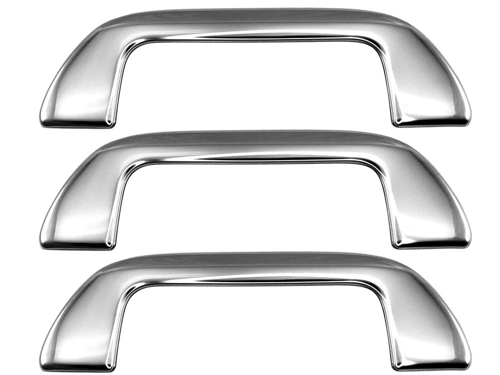 BRIGHTZ Step WGN Spada RP Ultra Mirror Finish Stainless Steel Plated Assist Grip Covers Compatible with and 5 Step WGN Spada (3-Piece Set)