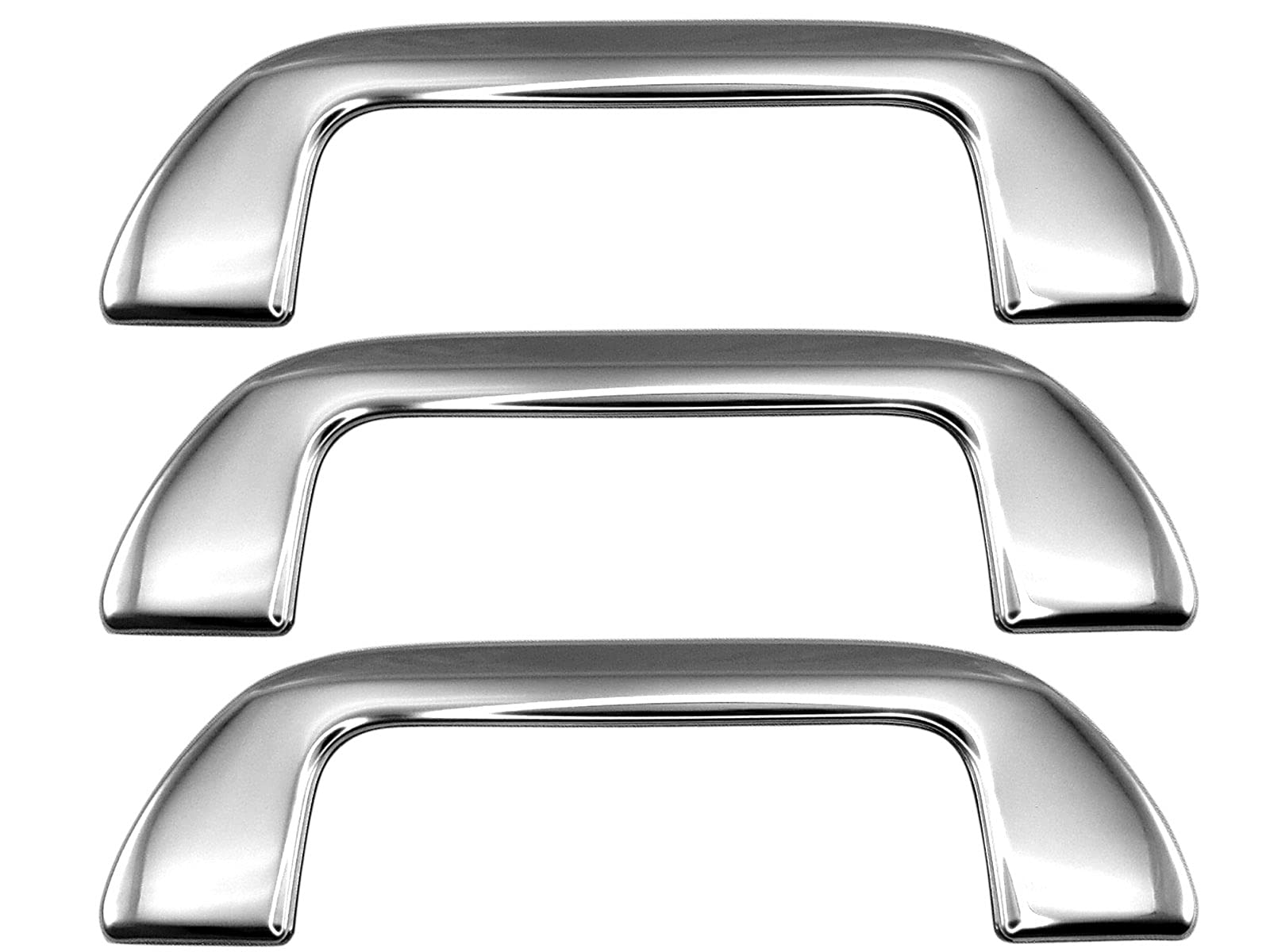 BRIGHTZ Step WGN Spada RP Ultra Mirror Finish Stainless Steel Plated Assist Grip Covers Compatible with and 5 Step WGN Spada (3-Piece Set)